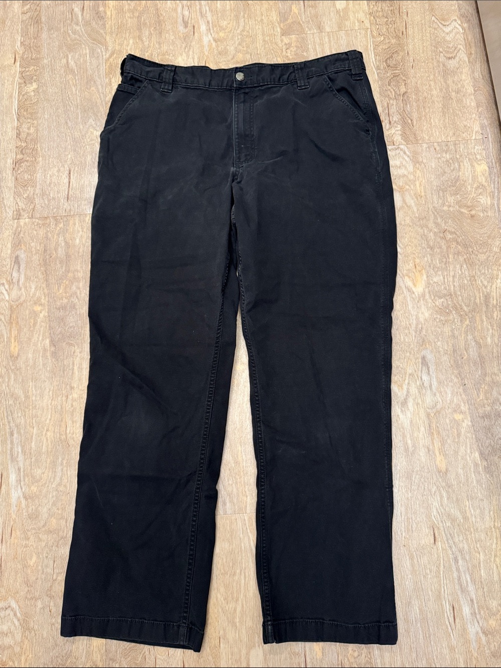 Carhartt Black Straight-Leg Jeans